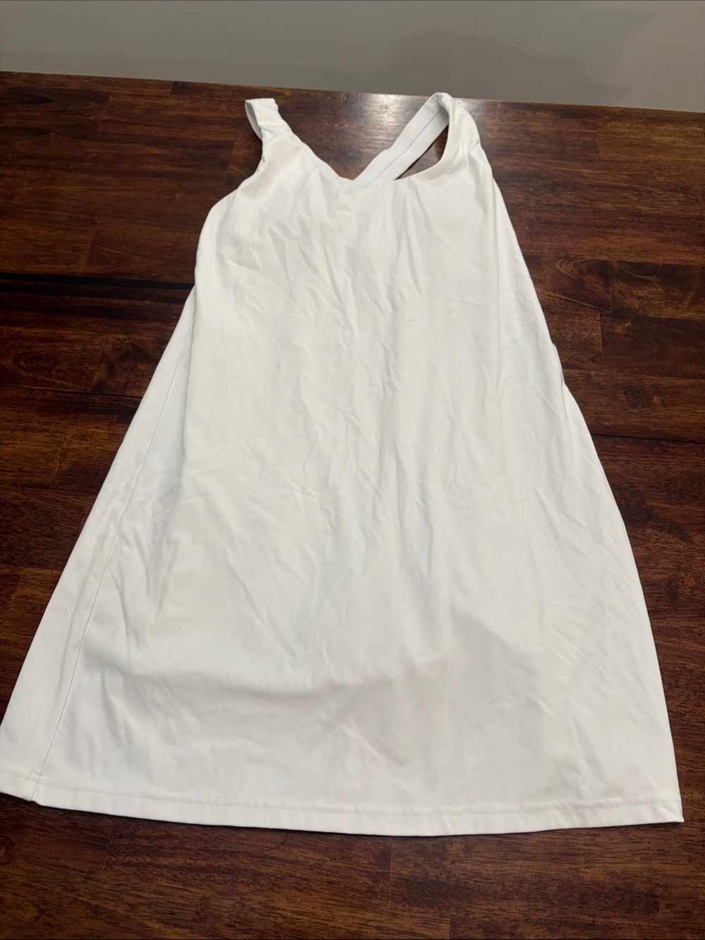 Classic White Women's Tank Dress — Sleeveless Summer Staple